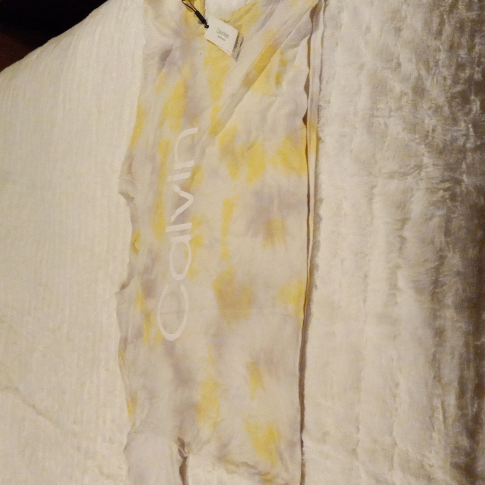 Calvin Klein performance cropped tie dyed  t shirt